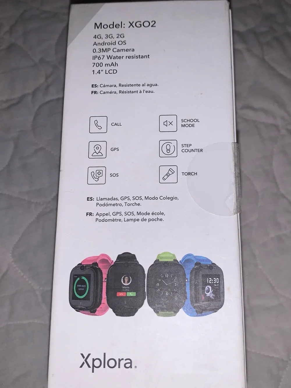 X GO2 Kids GPS Smartwatch - Black